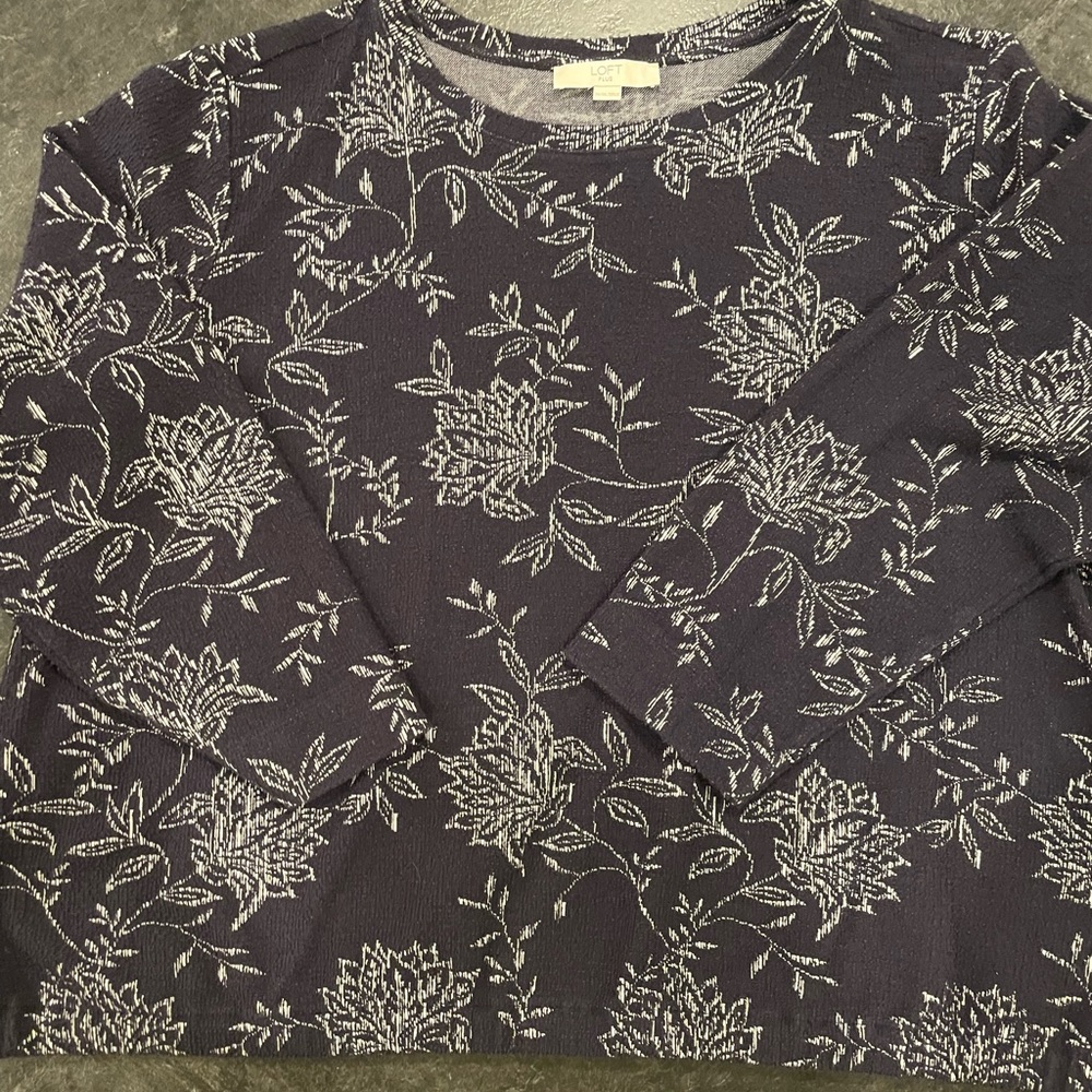 Loft Plus french terry top
